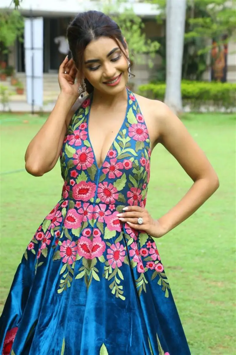 Garima Chouhan in Blue Gown